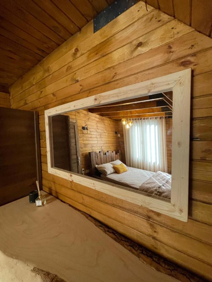Panurlawoodenhouse Oezel Havuz& Sauna Mavi Luaran gambar